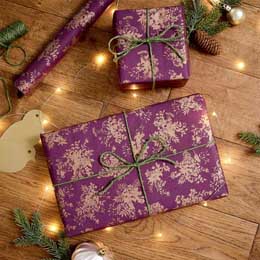 Fruits of the forest recycled wrapping paper, 5 metres product photo