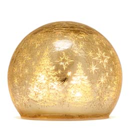 Gold glass globe light product photo