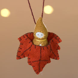 Maple leaf baby felt decoration product photo