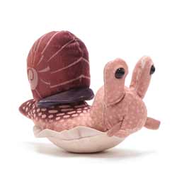 Mini snail plush toy product photo
