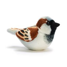 RSPB singing House Sparrow soft toy product photo