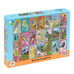 RSPB British songbirds jigsaw puzzle, 1000-piece product photo