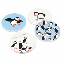 RSPB Circus of Puffins coasters product photo