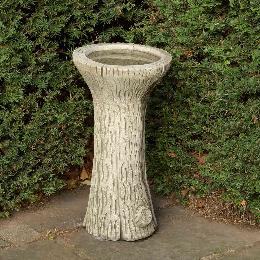 Woodland cast stone bird bath product photo
