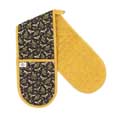 Bee organic cotton oven gloves product photo front T