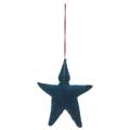 Blue star baby felt decoration product photo back T