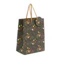 Christmas garden gift bag and tissue paper bundle product photo side T