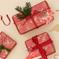 Folksy Robin recycled wrapping paper, 10 metres product photo default T