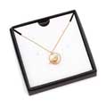 Blackbird necklace 18ct gold plated by Blackbird Jewellery product photo front T