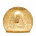 Gold glass globe light product photo side T