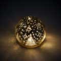 Gold glass globe light product photo back T