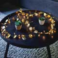 Gold palmi LED string lights product photo front T