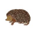 RSPB Hedgehog pin badge product photo default T
