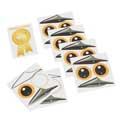 RSPB 'Pin the beak' game plastic-free Christmas crackers, box of six product photo back T