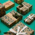 Hidden Hedgehog wrapping paper, 10 metres product photo back T