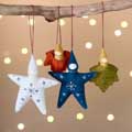 Blue star baby felt decoration product photo ai5 T
