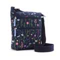 RSPB Wildflower organic cotton cross-body bag product photo side T