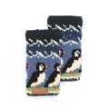 Puffin wool handwarmers by Pachamama Knitwear product photo side T