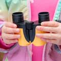 RSPB Puffin Jr children's binoculars, soft yellow product photo default T