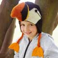 Puffin kids novelty hat by Pachamama Knitwear product photo default T