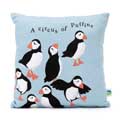 RSPB Circus of Puffins cushion product photo side T