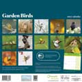 RSPB Garden birds calendar 2027 product photo back T
