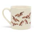 RSPB Owls mug, Flock collection product photo back T