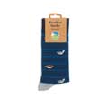 RSPB men's wader bird bamboo socks product photo front T