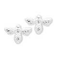 Sterling silver bee stud earrings by Reeves & Reeves product photo default T