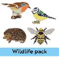 RSPB Wildlife pin badges set 2, pack of 4 product photo default T