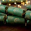 RSPB Chocolate Robins plastic-free Christmas crackers, box of six product photo side T