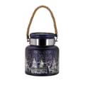 Sapphire winter wonderland candle lantern product photo side T